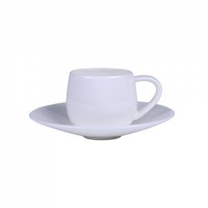 Espressoschotel Cocoon diam. 12cm. Nobel Fine Bone China