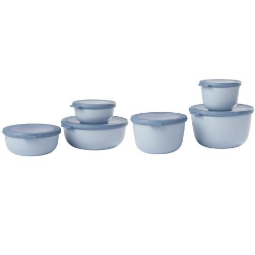 Multikom met deksel inh. 1000ml. kleur Nordic blue Cirqula - Mepal