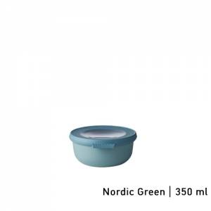 Multikom met deksel inh. 350ml. kleur nordic green Cirqula - Mepal