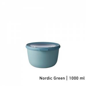 MULTI BOL AVEC COUVERCLE CONT. 1000ML. COULEUR VERT NORDIQUE CIRQULA - MEPAL