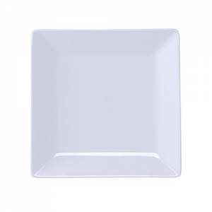 Bord vierkant afm. 26x26x2cm. Nobel Fine Bone China