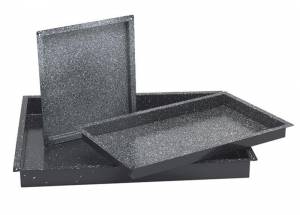 Bakplaat 1/1gn 2cm. diep geëmailleerd