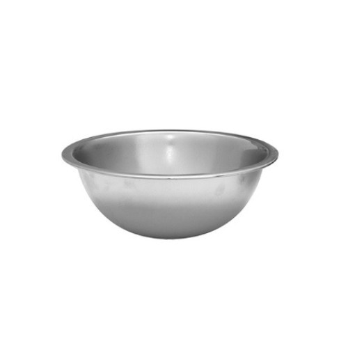 MIXER BOWL WITH FLAT BOTTOM STAINLESS STEEL 18/8 DIAM. 16CM. INH. 0.75Ltr.