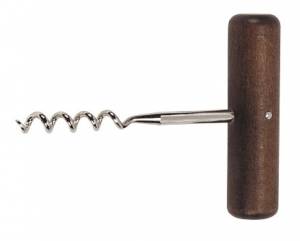 Kurkentrekker afm. 12cm. m/houten greep