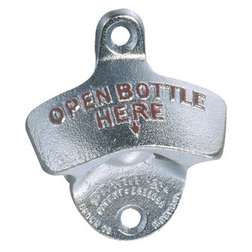 Kroonkurkopener afm. 7x8cm. wandbevestiging