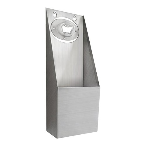 CROWN CAP OPENER INCL. COLLECTION TRAY STAINLESS STEEL