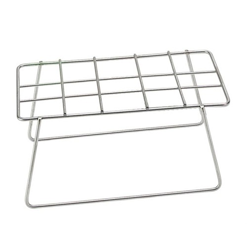 Pommestütenständer Abm. 23X13CM. HGT. 11CM. Edelstahl