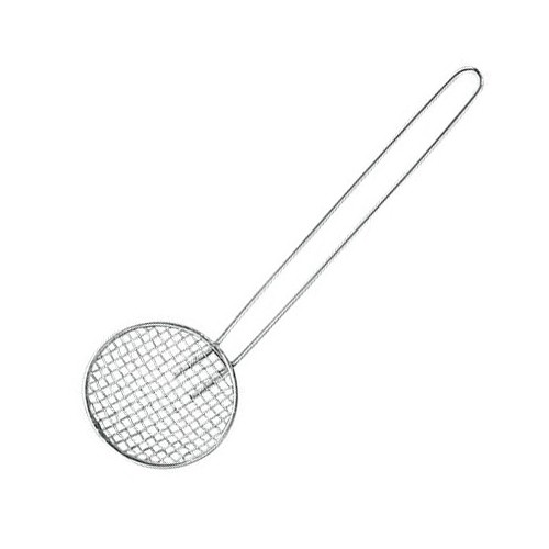 FRYING SCOOP DIAM. 12CM. STEEL 32CM. Stainless steel 18/8