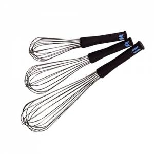 KITCHEN WHISK W/ANTI-SLIP HANDLE LG. 35CM. Stainless steel 18/8