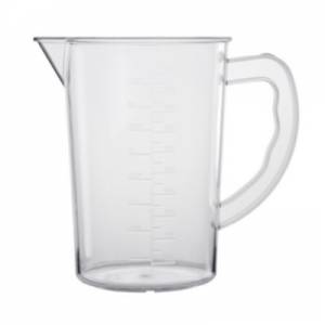 MEASURING CUP WITH SIZE DIVISION CONT. 1.0Ltr. DIAM. 11.5CM. HG. 16.5CM. POLYCARBONATE