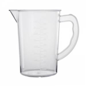 MEASURING CUP WITH SIZE DIVISION CONT. 5.0LTR. DIAM. 21CM. HG. 27CM. POLYCARBONATE