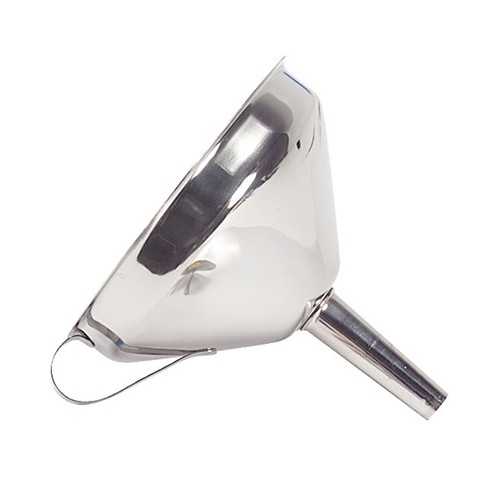 Trechter diam. 10cm. rvs