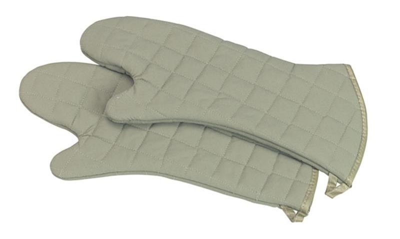 OVEN MITTENS P/PAIR COLOR BEIGE LENGTH 25CM.