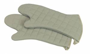 OVEN MITTENS P/PAIR COLOR BEIGE LENGTH 25CM.