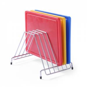 CUTTING BOARD HOLDER FOR 6 CUTTING BOARDS STAINLESS STEEL
