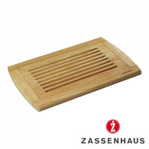 PLANCHE A DECOUPER LE PAIN AVEC RAMASSE-MIETTES CAOUTCHOUC DIM. 42X28X2CM. ZASSENHAUS