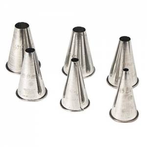 Spuitmondje glad diam. 12mm. rvs