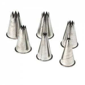 Spuitmondje gekarteld diam. 8mm. rvs