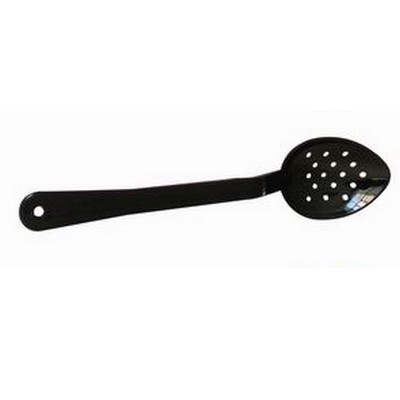 SERVIERLÖFFEL PERFORIERT, LÄNGE 32,7 CM. FARBE SCHWARZES POLYCARBONAT