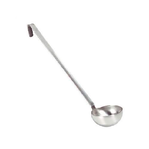 SERVING SPOON DIAM. 9CM./LENGTH 42CM./INH. 0.20L. SEAMLESS STAINLESS STEEL 18/10