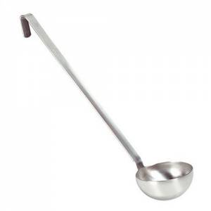 SERVING SPOON DIAM. 5CM./LENGTH 33CM./INH. 0.04L. SEAMLESS STAINLESS STEEL 18/10