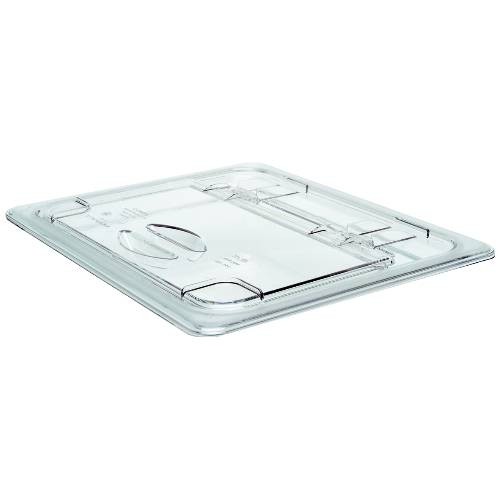 Gastrormdeksel scharnierend polycarbonaat m/lepeluitsparing gn 1/3