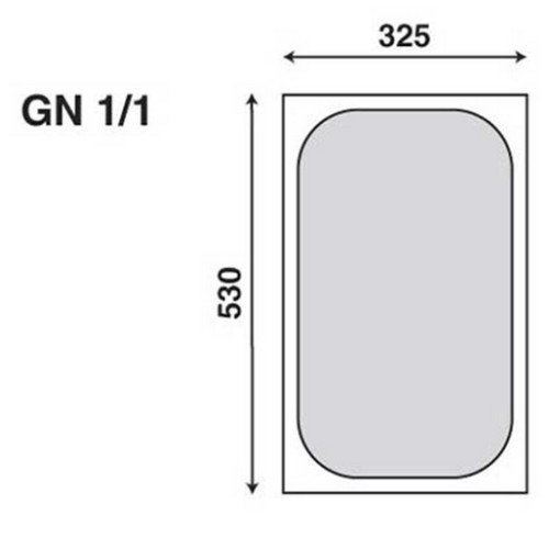 BAC GASTRONORME UTZ GN 1/1-150, POLYPROPYLENE