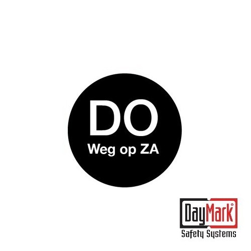 WASCHBARER AUFKLEBER „SO AUF SO“, ROLLE à 500 STÜCK – DAYMARK