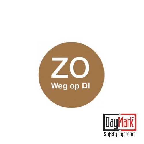 WASCHBARER AUFKLEBER „SO AUF SO“, ROLLE à 500 STÜCK – DAYMARK