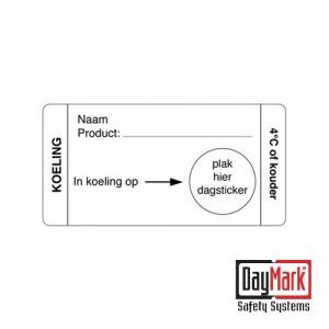 WASCHBARER AUFKLEBER „COOLING“ ROLLE à 250 STÜCK – DAYMARK