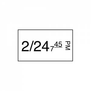 ETIKETTEN NACHFÜLLEN, 1-ZEILIGE, LEER, ROLLE MIT 1.000 STÜCK, TAGESMARKE