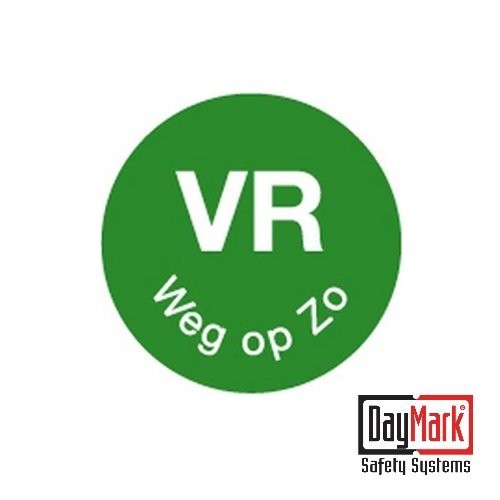 DAUERHAFTE AUFKLEBER „WED AWAY ON FRI“, ROLLE à 1000 STÜCK – DAYMARK