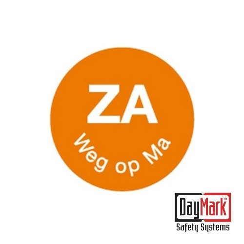 PERMANENTE AUFKLEBER „SAT AWAY ON MO“, ROLLE MIT 1000 STÜCK – DAYMARK