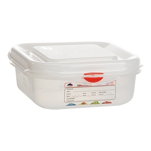 GASTRONOMM FOOD BOX W/LID 1/6-65MM. DEEP HERMETICOS
