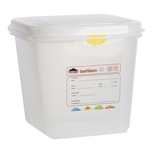 GASTRONORM LEBENSMITTELBOX MIT ABDECKUNG 1/6-150MM. TIEFENHERMETIK