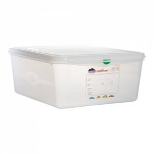 Gastronorm voedseldoos m/deksel gn2/3 diep 150mm. Hermeticos