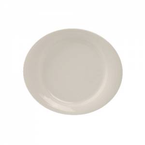 ASSIETTE OVALE PLATE DUO DIM. 31X27CM. COULEUR IVOIRE NOVA