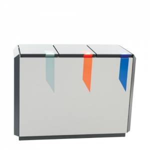 UNITÉ DE SÉPARATION DES DÉCHETS SÉCURITAIRE AU FEU RECYCLOSTAR 3, DIM. 99.7x45.3x74.5CM.