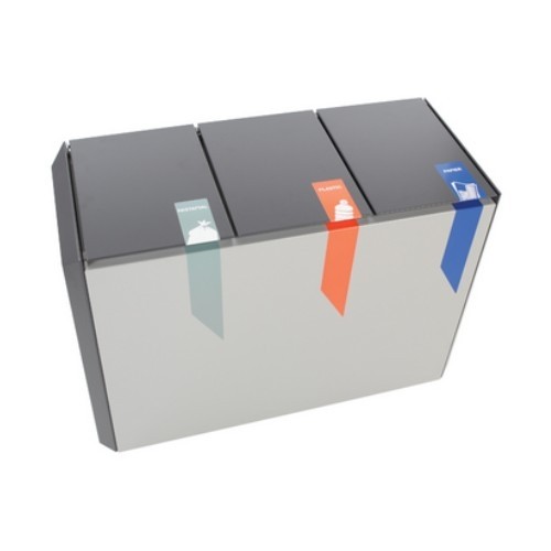 UNITÉ DE SÉPARATION DES DÉCHETS SÉCURITAIRE AU FEU RECYCLOSTAR 3, DIM. 99.7x45.3x74.5CM.