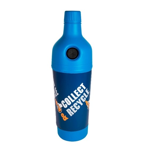 POUBELLE PETMAN CONT. 210LTR. DIAM. 58CM. HG. 180CM. COULEUR BLEU BLEU WRAP