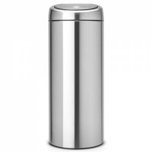 Afvalbak Touch Bin inh. 30l. kleur mat staal Brabantia