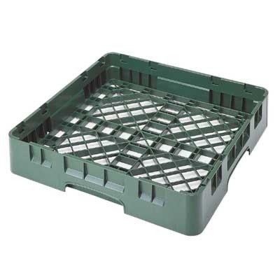 Vaatwaskorf Universeel z/opzetrand afm. 50x50cm. kleur groen Cambro Camrack