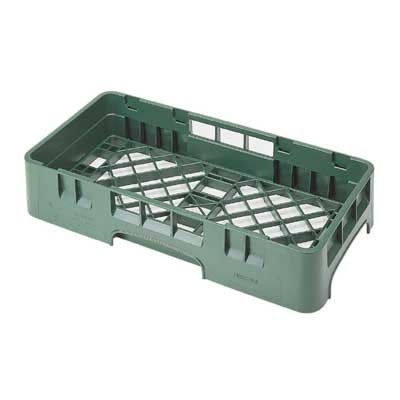 Vaatwaskorf half Universeel z/opzetrand afm. 50x25cm. kleur groen Cambro Camrack
