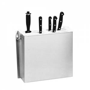 MESSERSTÄNDER ABM. 33X13X30CM. Edelstahl 18/8