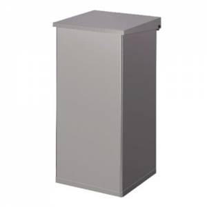 ABFALLBEHÄLTER ABM. 30X30CM. HG. 60CM. INH. 55LTR. FARBE ALUMINIUMGRAU CARRO LIFT