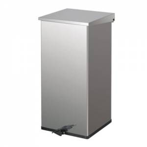 PEDAL BIN CARRO-KICK DIM. 30X30CM. HG. 60CM. INH. 55LTR. Stainless steel