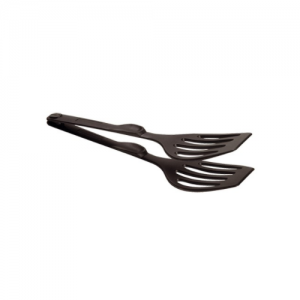 SERVIERZANGE UNIVERSAL LÄNGE 27CM. FARBE SCHWARZER KUNSTSTOFF