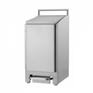 WASTE BAG HOLDER WITH FOOT CONTROL DIM. 44.5X48CM. HG. 102.5CM. INH. 120LTR. stainless steel