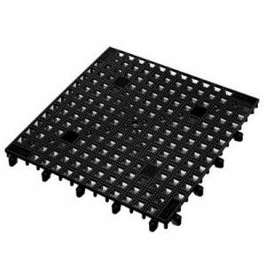 BARADRIP MAT/VERRE MAT PLASTIQUE COULEUR NOIR DIMENSIONS. 33X33X1CM.