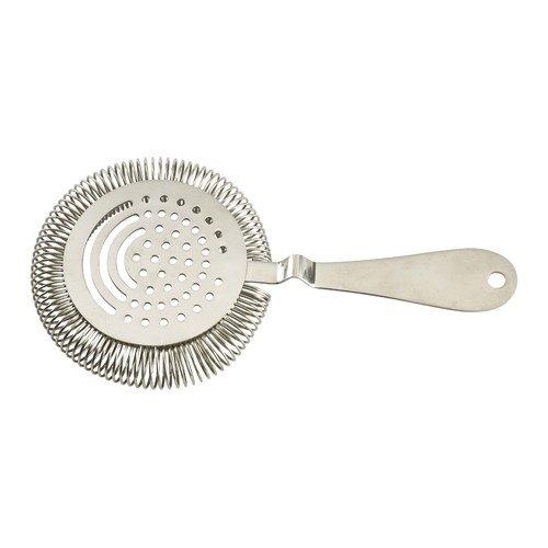 Cocktailzeef 18,5 cm kleur zilver